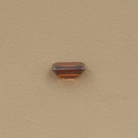 Fancy Brown Orange Emerald Cut Loose Diamond