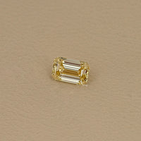 Fancy Intense Yellow Emerald Lab Grown Diamond
