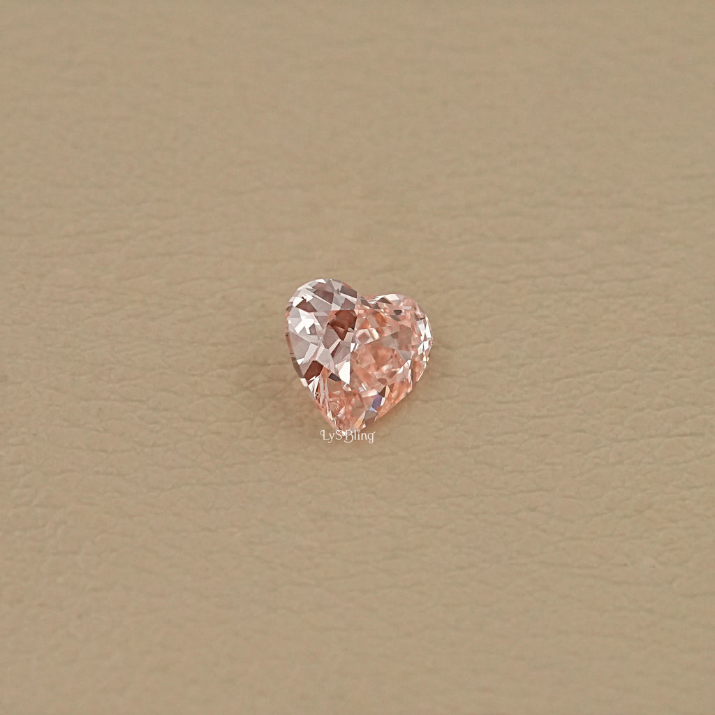 Fancy Intense Pink Heart Loose Diamond
