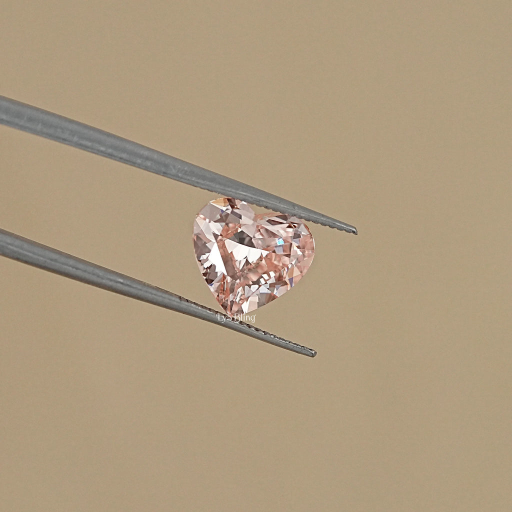 Fancy Intense Pink Heart Loose Diamond