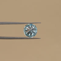 2.50 CT Round Cut Fancy Vivid Blue Diamond