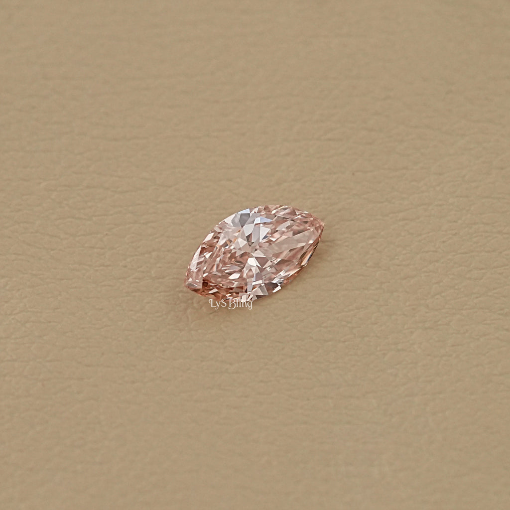 Marquise Fancy Vivid Pink Lab Diamond