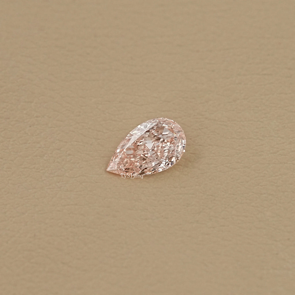 Fancy Vivid Pink Pear Cut Loose Diamond