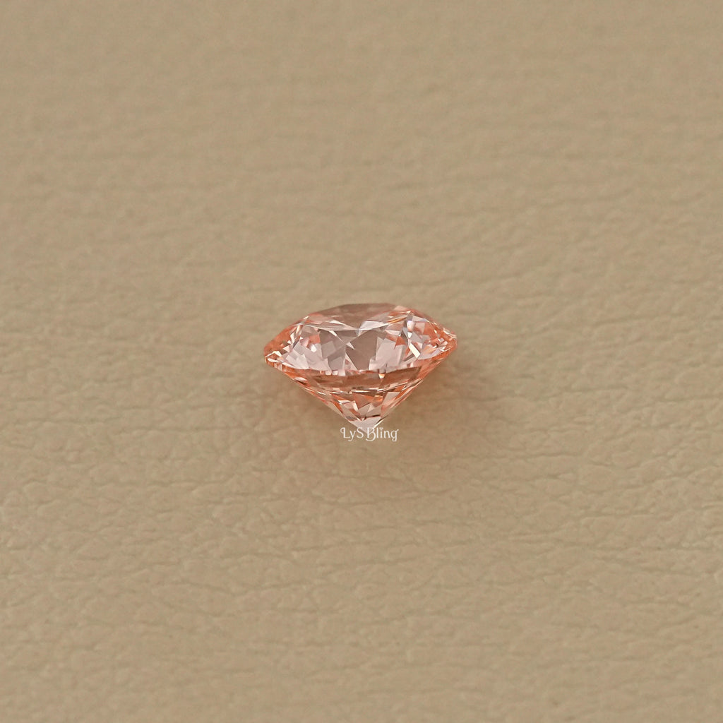 2.50 CT Fancy Vivid Pink Round Loose Diamond