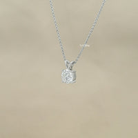 Brilliant Cut Round Lab Diamond Solitaire Pendant