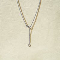 Oval Lab Diamond Station Chain Necklace