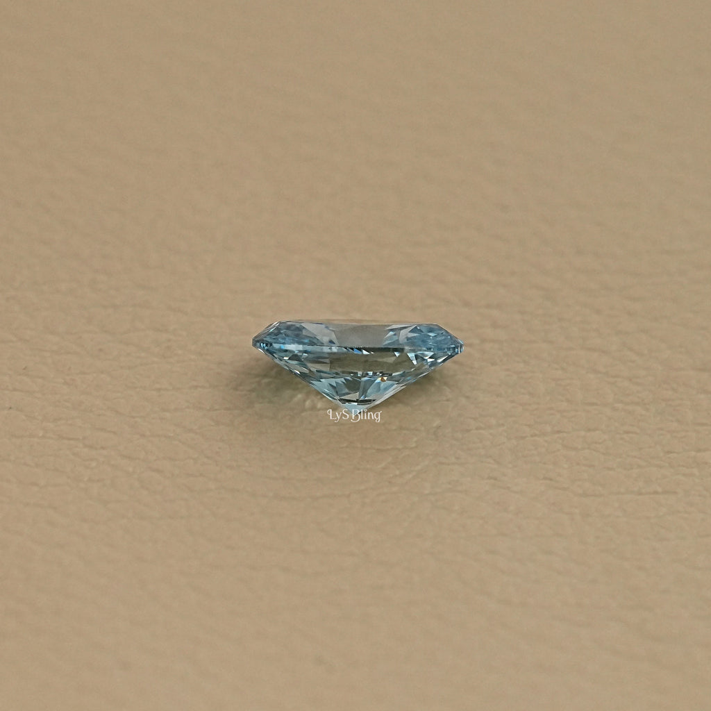 Oval Fancy Vivid Blue Lab Grown Diamond