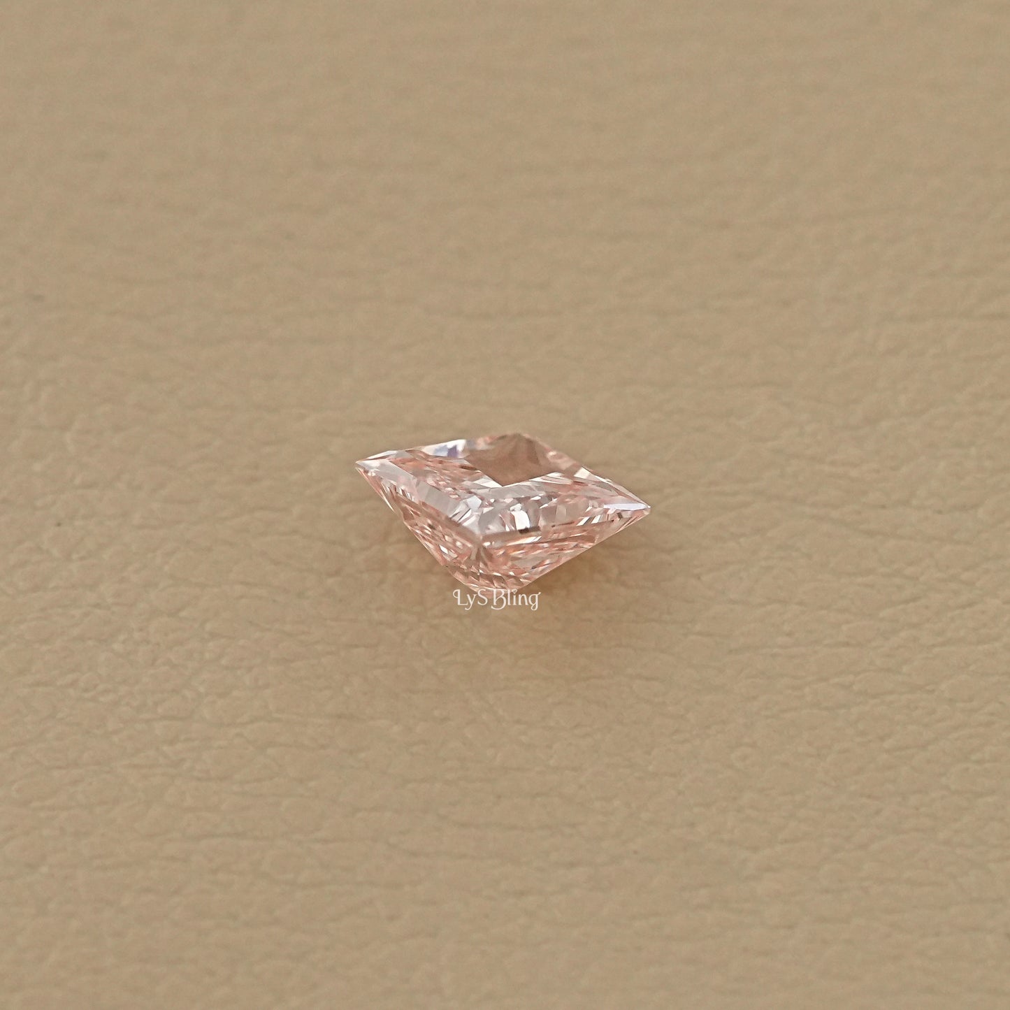 Fancy Vivid Pink Princess Lab Diamond