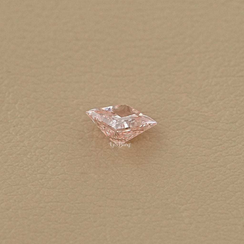 Fancy Vivid Pink Princess Lab Diamond