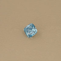 Fancy Vivid Blue Square Cushion Loose Diamond