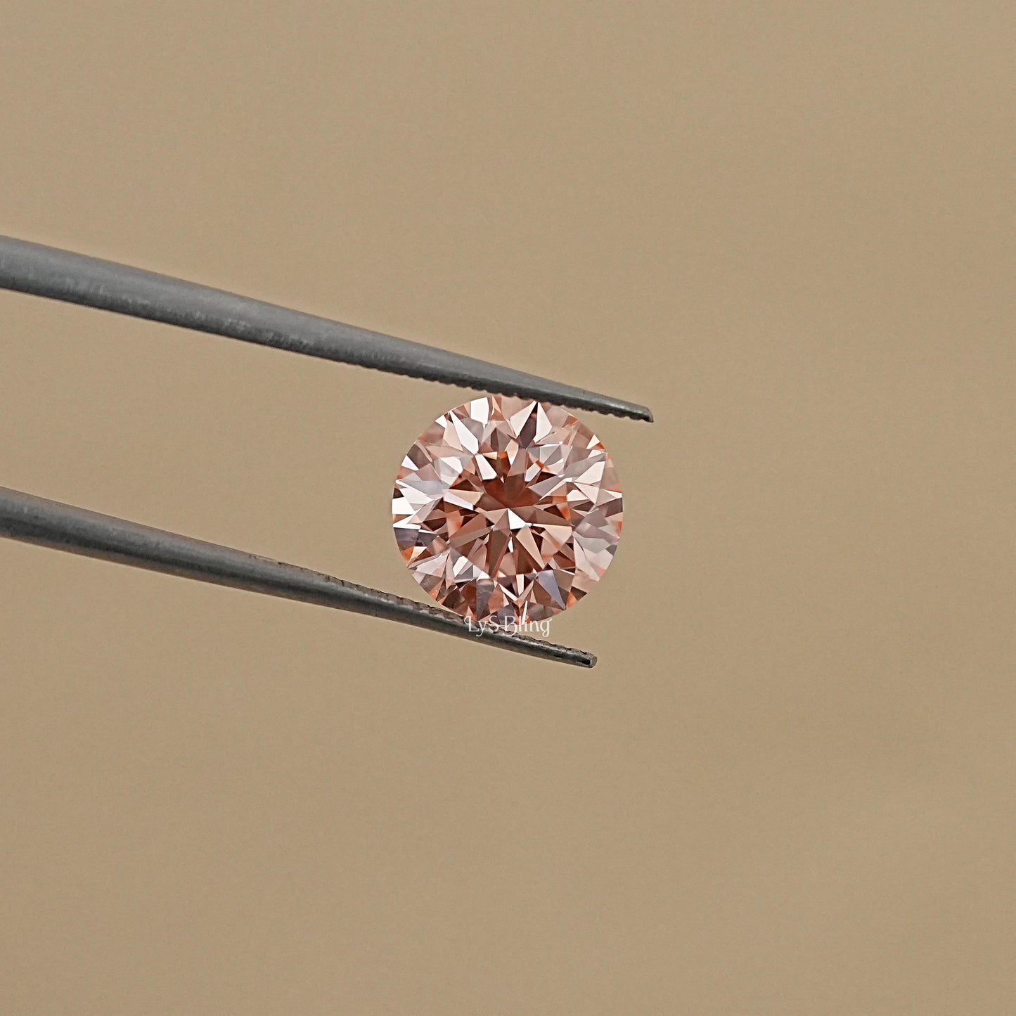 2.50 CT Fancy Vivid Pink Round Loose Diamond