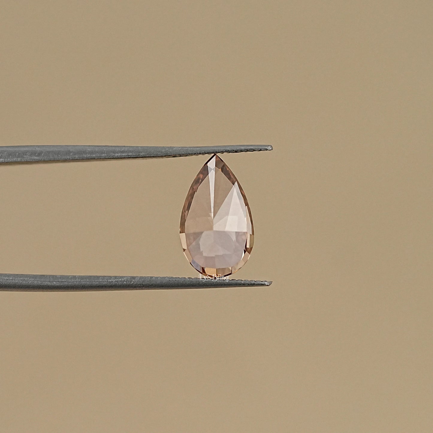 2.70 CT Fancy Brown Pear Cut Loose Diamond