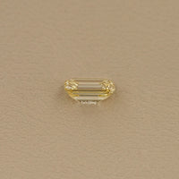 Fancy Intense Yellow Emerald Lab Grown Diamond