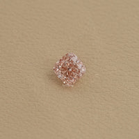 Fancy Intense Pink Square Cushion Lab Diamond
