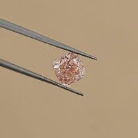Fancy Intense Pink Square Cushion Lab Diamond