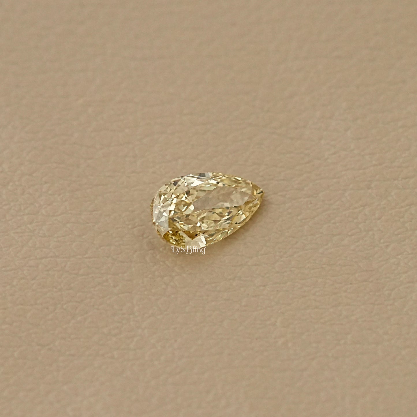 Pear Diamond Fancy Intense Yellow Loose
