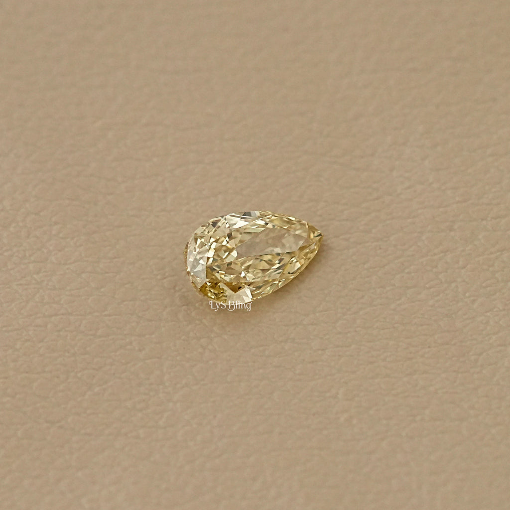 Pear Diamond Fancy Intense Yellow Loose