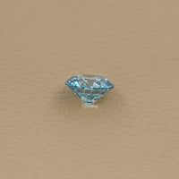 2.50 CT Round Cut Fancy Vivid Blue Diamond
