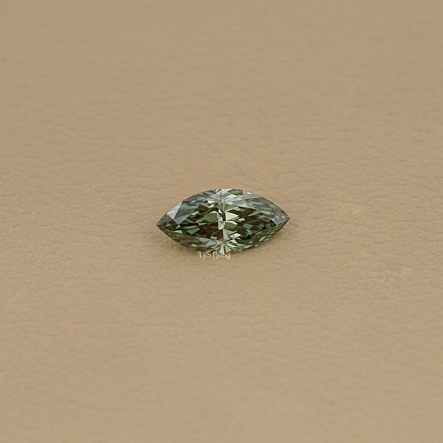 Fancy Vivid Green Marquise Lab Diamond