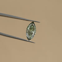 Fancy Vivid Green Marquise Lab Diamond