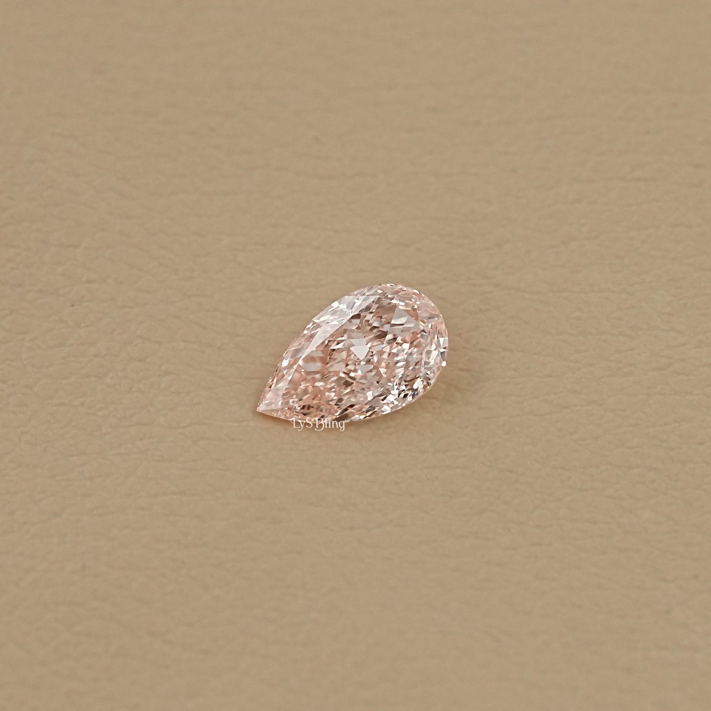 Fancy Vivid Pink Pear Cut Loose Diamond