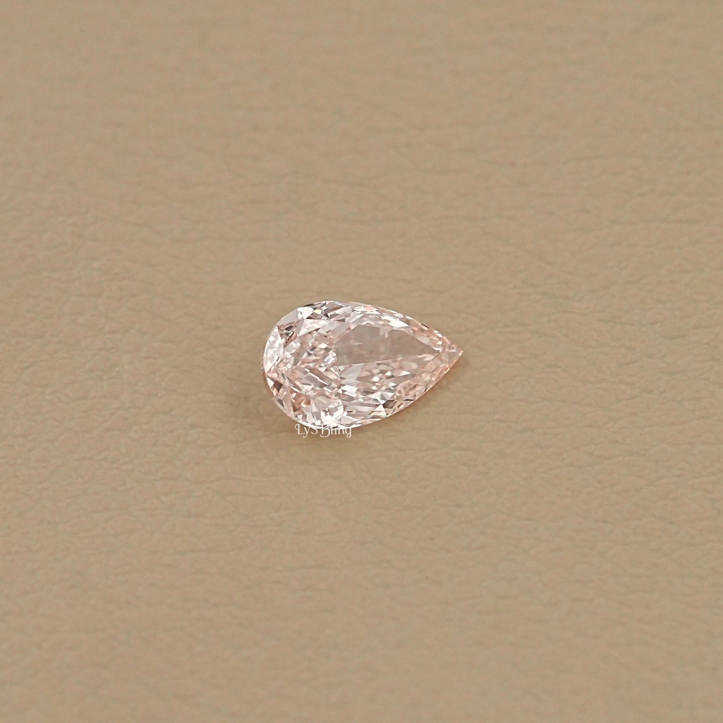 Fancy Vivid Pink Pear Cut Loose Diamond