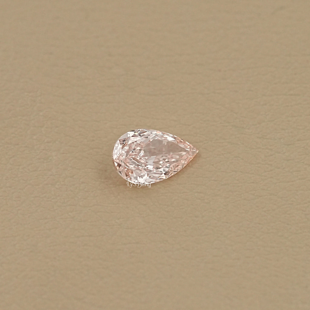 Fancy Vivid Pink Pear Cut Loose Diamond