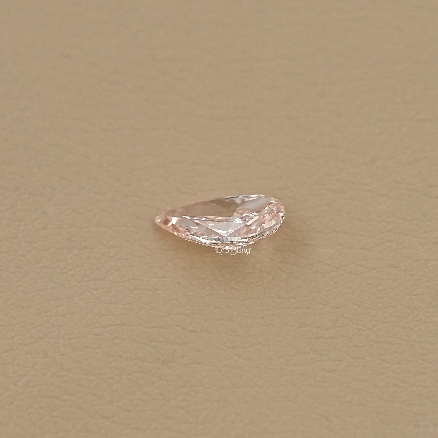 Fancy Vivid Pink Pear Cut Loose Diamond