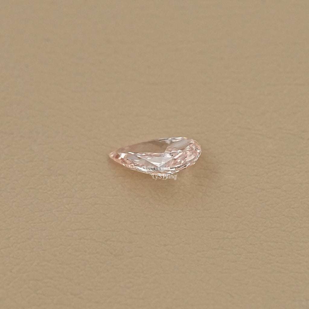 Fancy Vivid Pink Pear Cut Loose Diamond