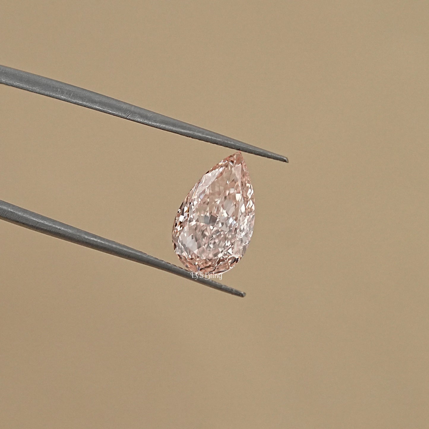 Fancy Vivid Pink Pear Cut Loose Diamond