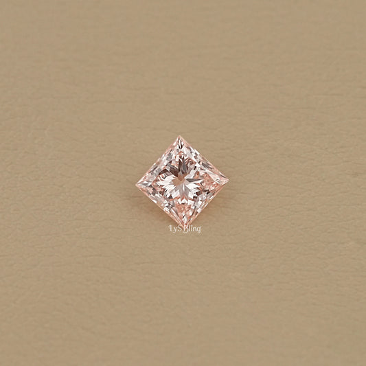 Fancy Vivid Pink Princess Lab Diamond