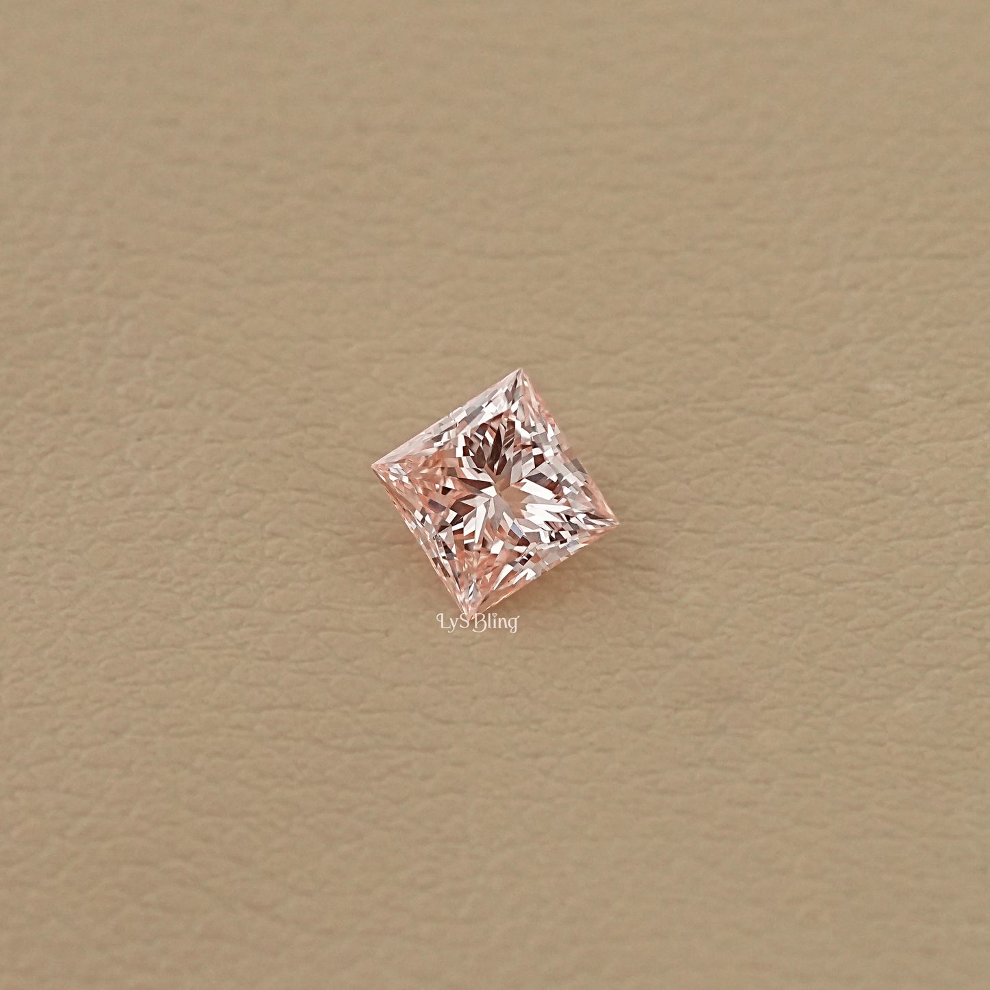 Fancy Vivid Pink Princess Lab Diamond