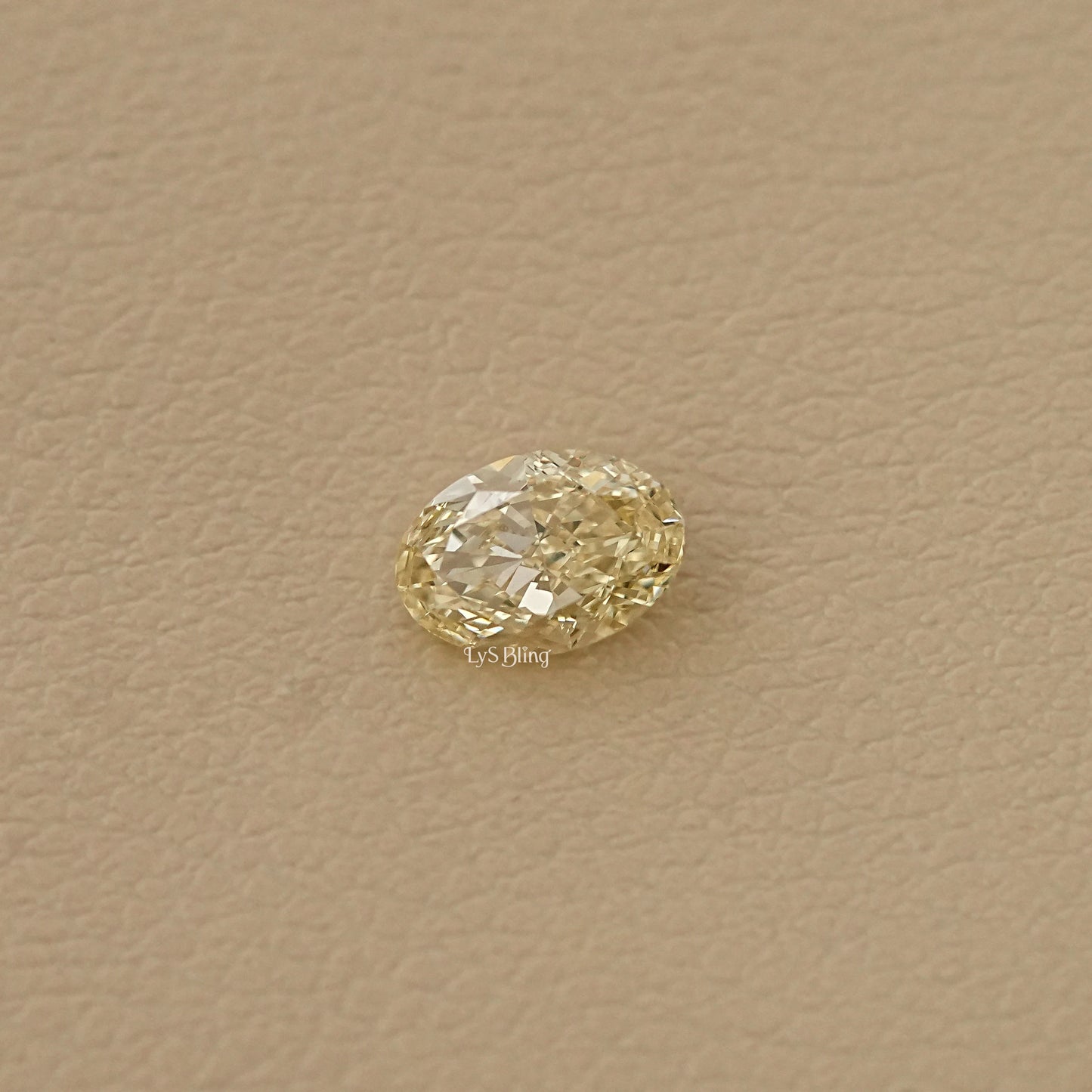 Oval Cut Fancy Yellow Loose Diamond