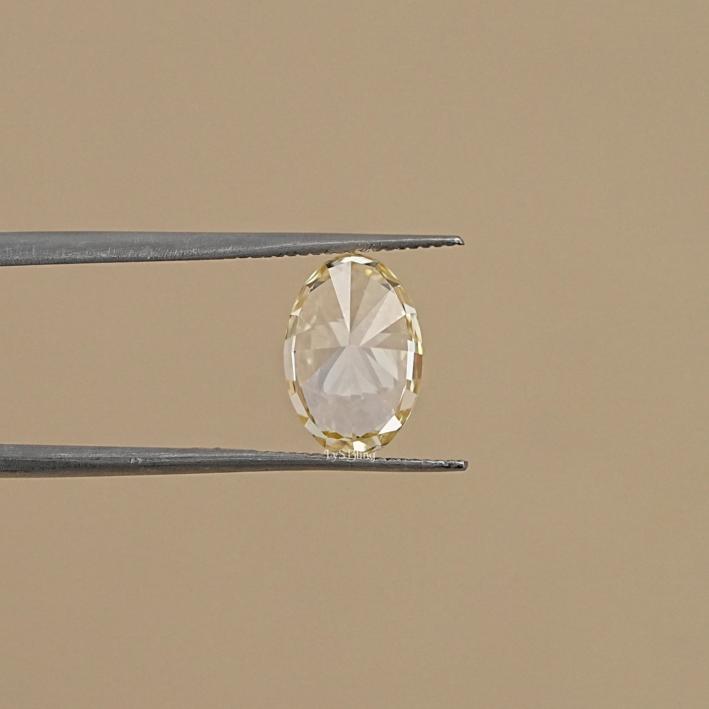 Oval Cut Fancy Yellow Loose Diamond