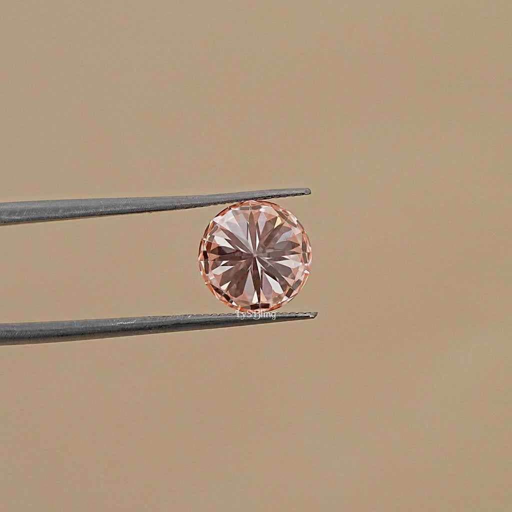 2.50 CT Fancy Vivid Pink Round Loose Diamond