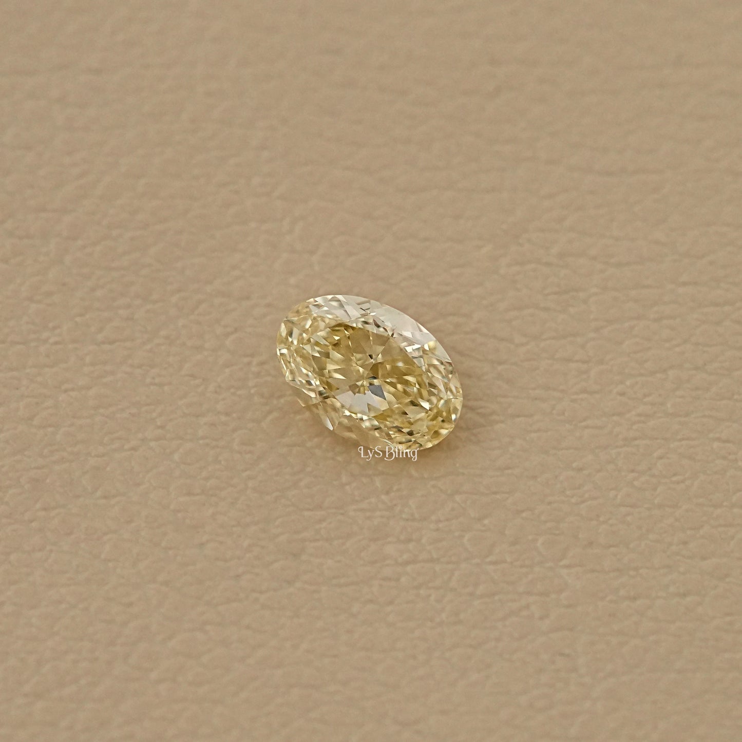 Oval Cut Fancy Yellow Loose Diamond