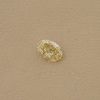 Oval Cut Fancy Yellow Loose Diamond