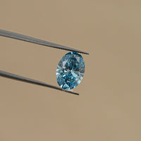 Oval Fancy Vivid Blue Lab Grown Diamond