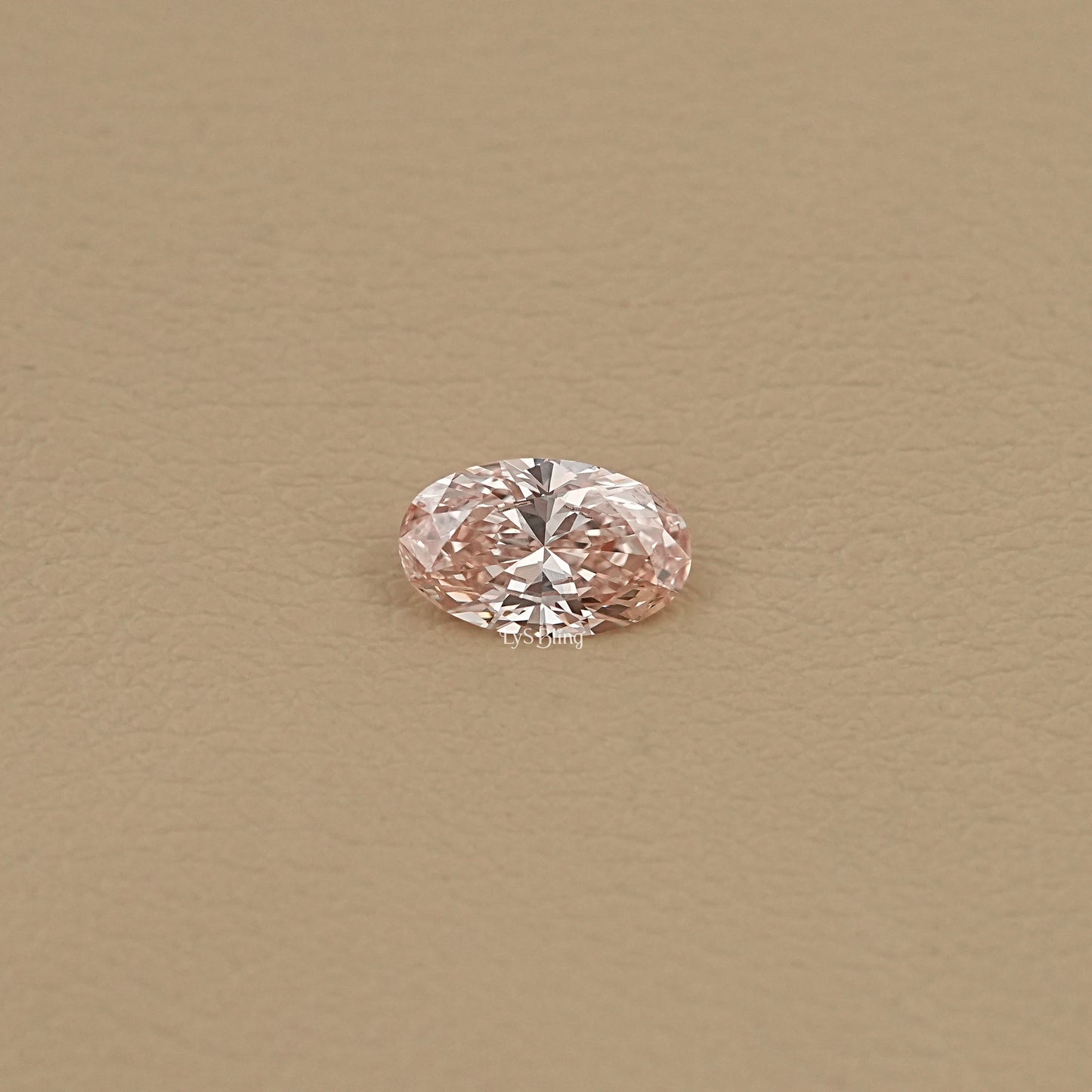 2.55 CT Oval Fancy Vivid Pink Loose Diamond