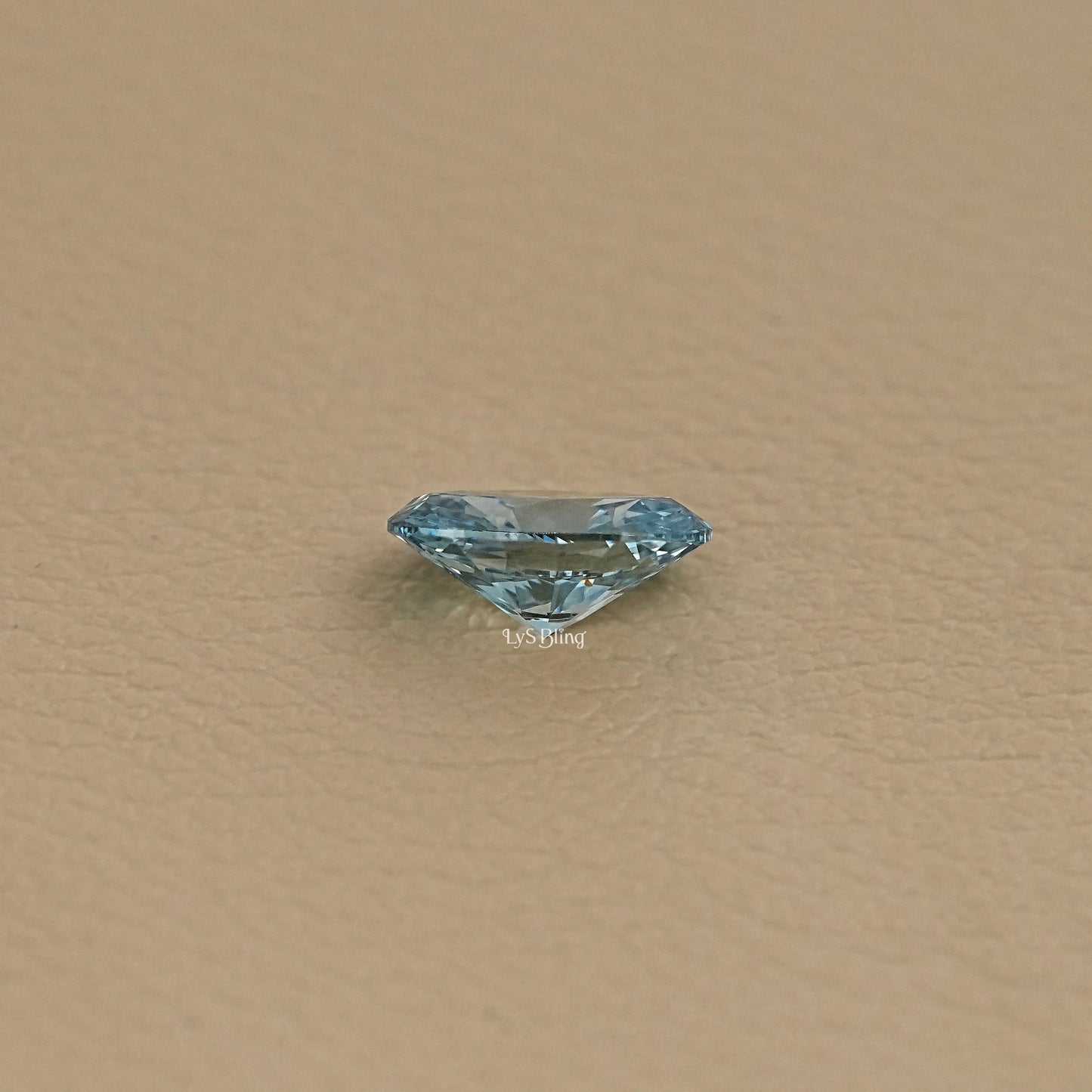 Oval Fancy Vivid Blue Lab Grown Diamond