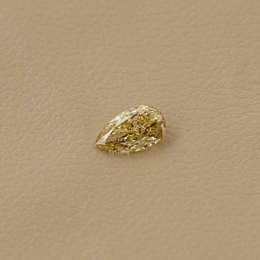 Pear Diamond Fancy Intense Yellow Loose