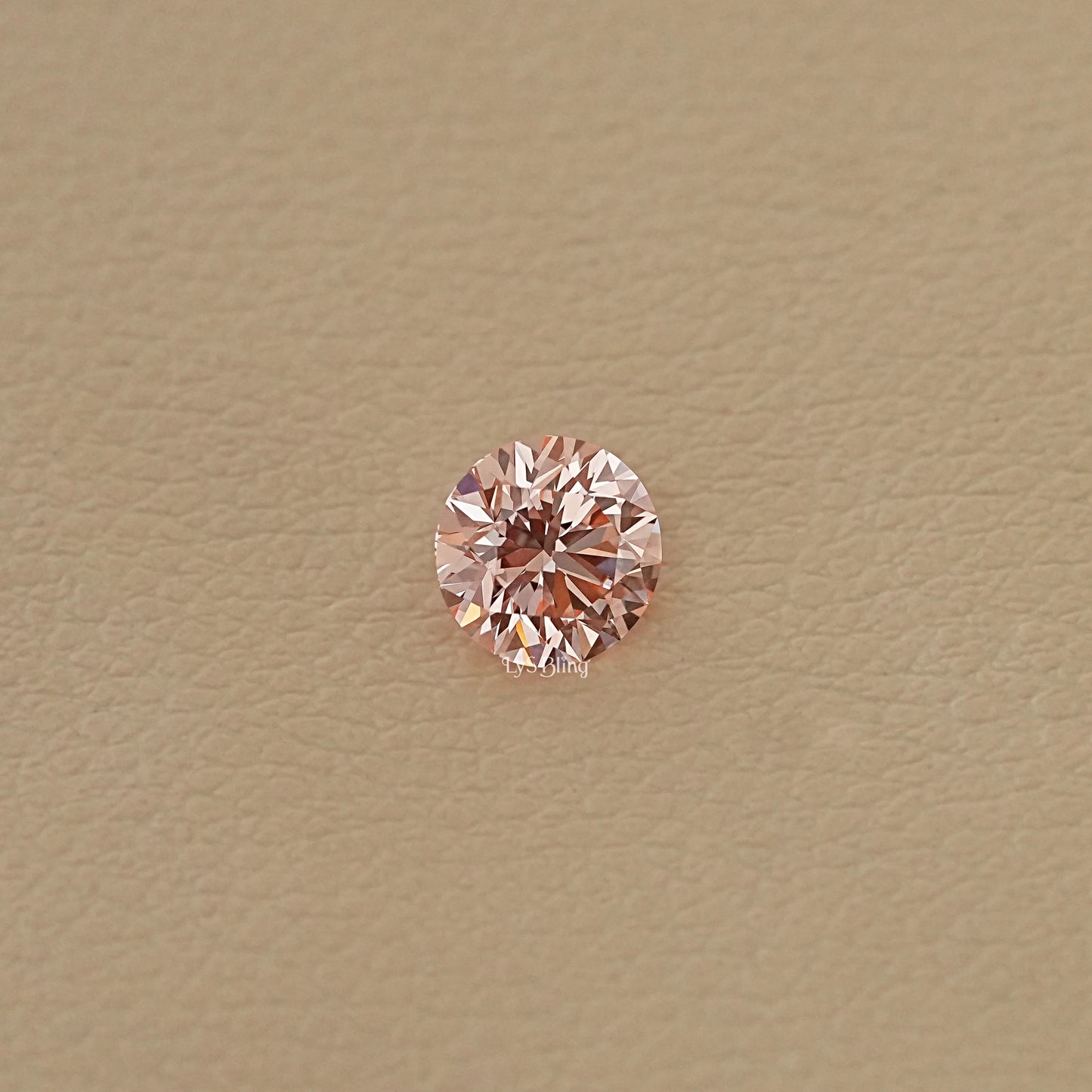 2.50 CT Fancy Vivid Pink Round Loose Diamond