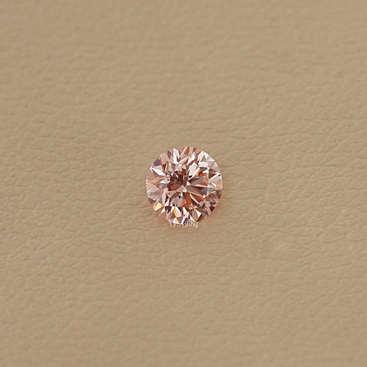 2.50 CT Fancy Vivid Pink Round Loose Diamond