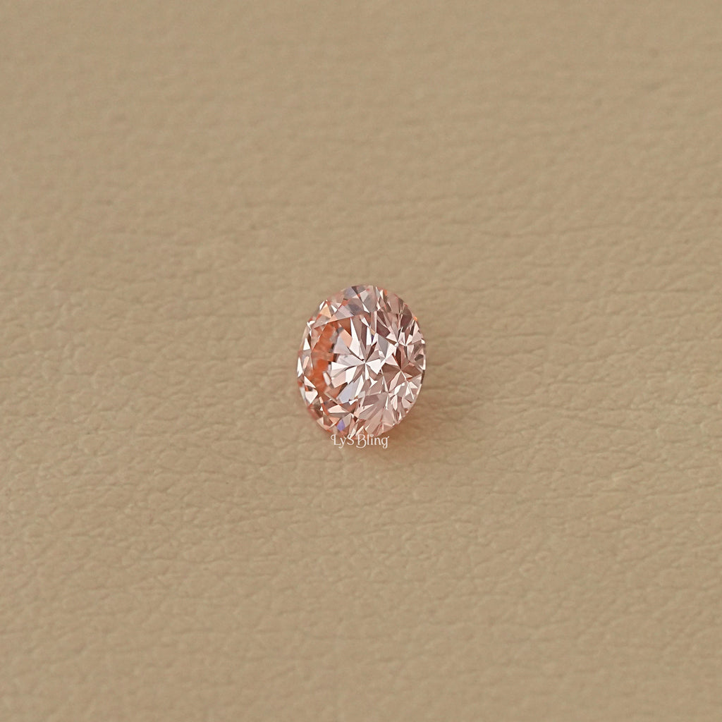 2.50 CT Fancy Vivid Pink Round Loose Diamond
