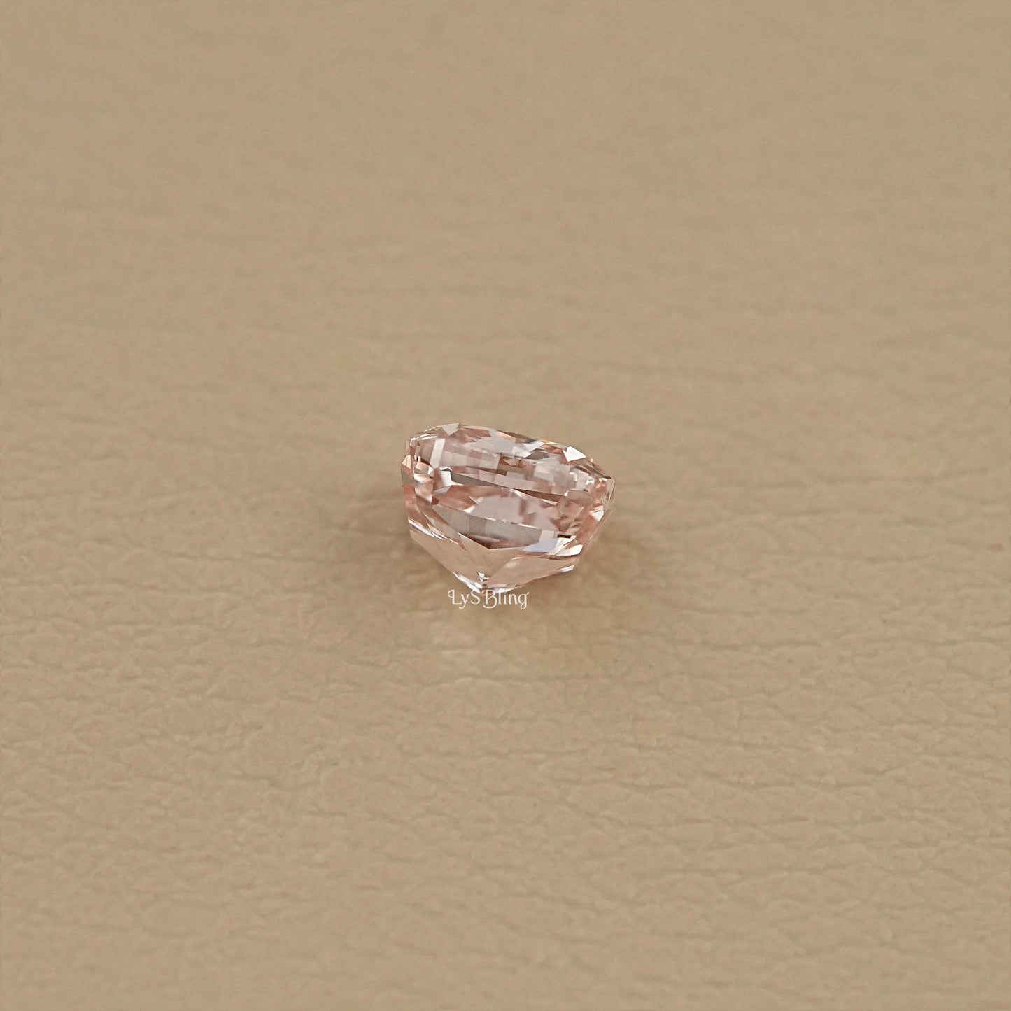 Fancy Intense Pink Square Cushion Lab Diamond