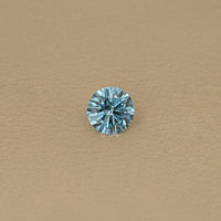 2.50 CT Round Cut Fancy Vivid Blue Diamond