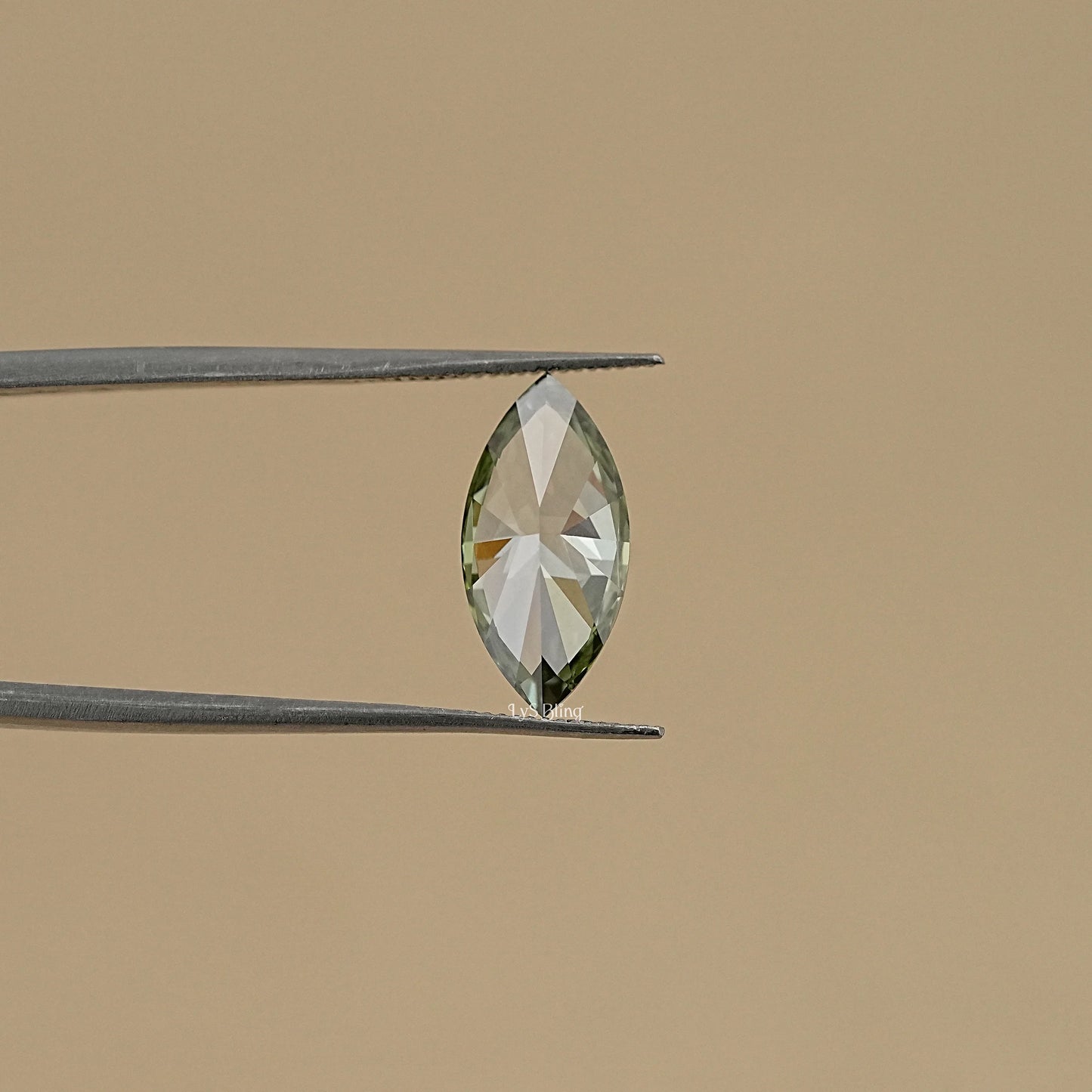Fancy Vivid Green Marquise Lab Diamond