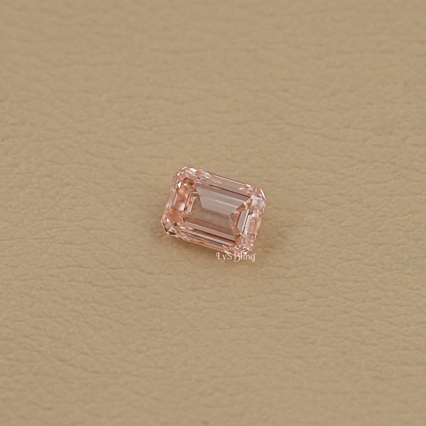 Vivid Pink Emerald Lab Grown Diamond