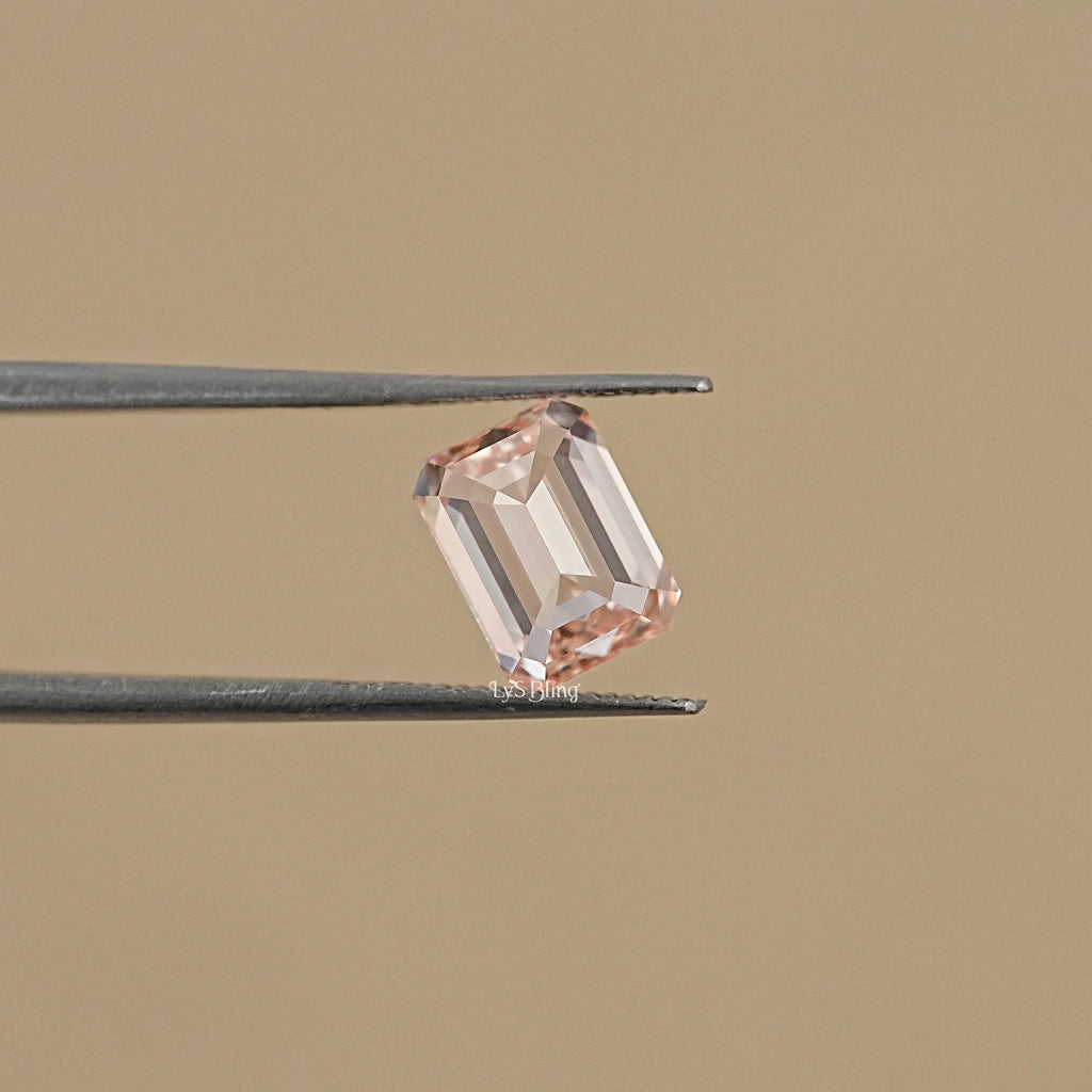 Vivid Pink Emerald Lab Grown Diamond
