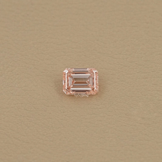 Vivid Pink Emerald Lab Grown Diamond